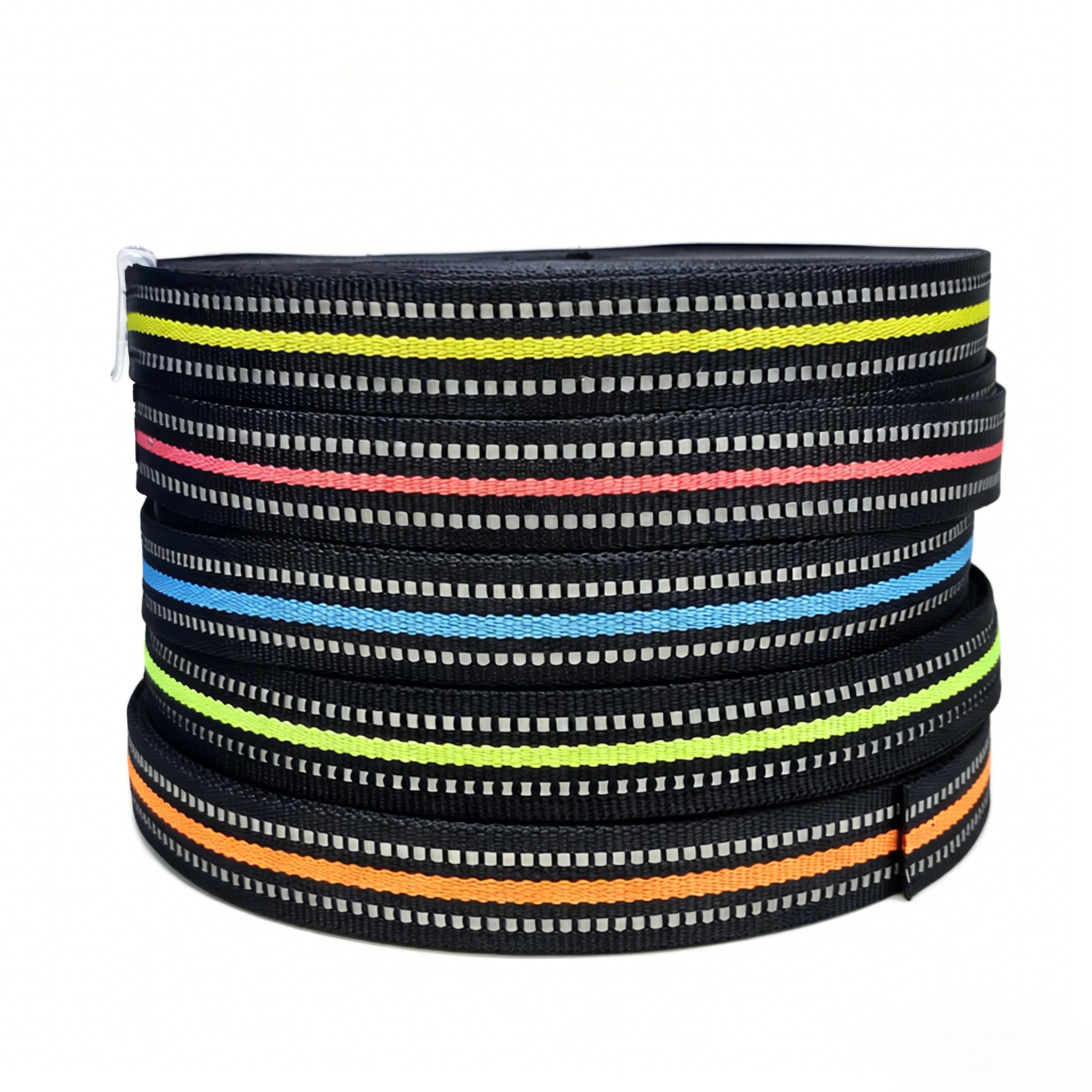 Reflective Polyester Dog Leash Webbing Multi Color for Adjustable Pet Dog Leashes